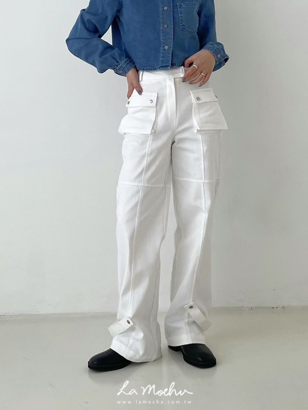 車線立體雙口袋長褲(闆娘清單)